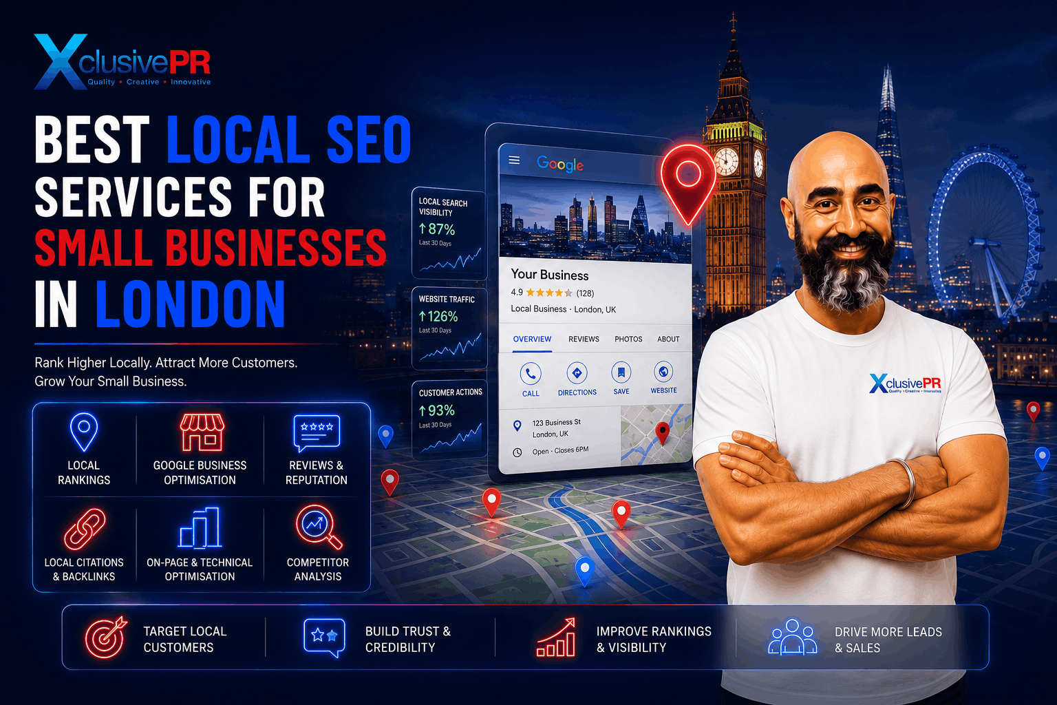 Best Local SEO Services for Small Businesses in London | XclusivePR