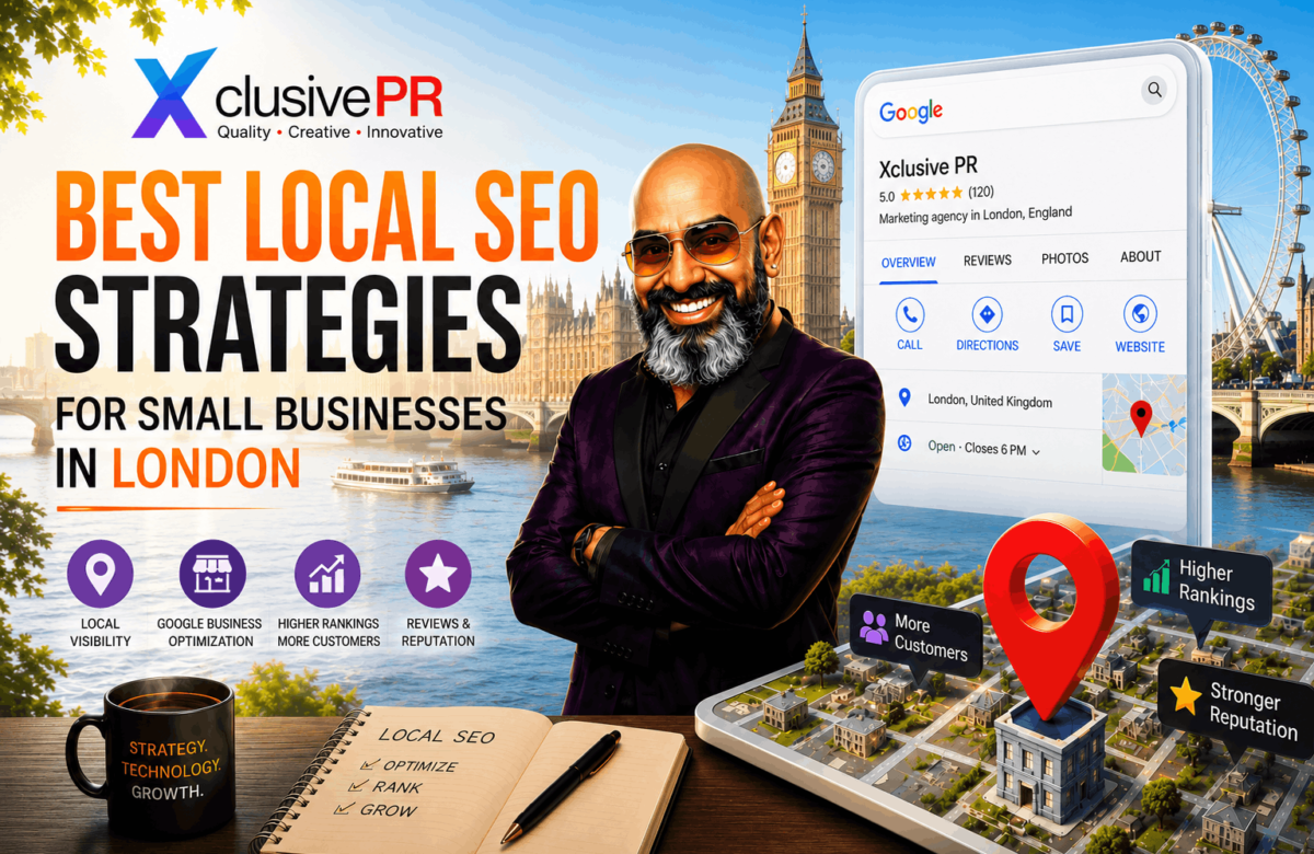 Best Local SEO Strategies for Small Businesses in London with Google Business Profile optimization and Local SEO expert Raj Singh from Xclusive PR