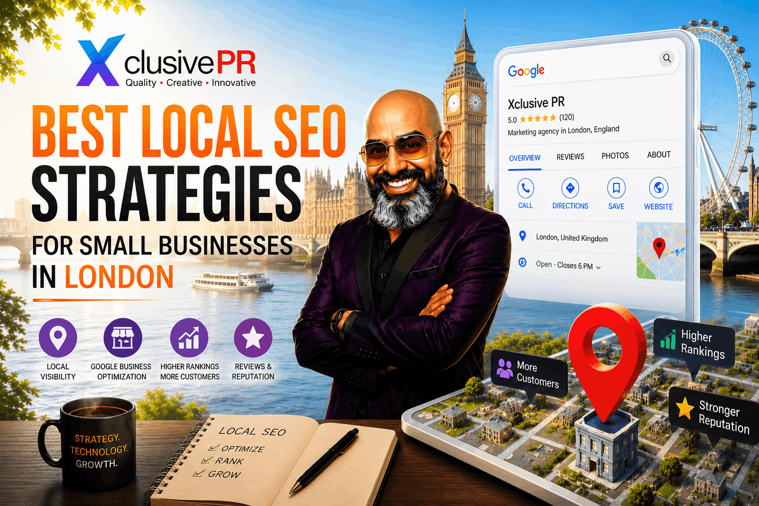 Best Local SEO Strategies for Small Businesses in London with Google Business Profile optimization and Local SEO expert Raj Singh from Xclusive PR