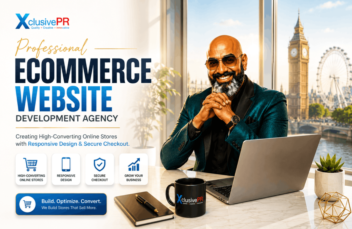 Professional ecommerce website development agency creating high-converting online stores with responsive design, secure checkout, and SEO-friendly ecommerce solutions in the UK.